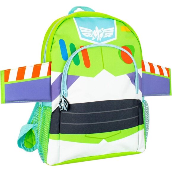 🆕 Disney Buzz Lightyear Kids Green Toy Story Backpack - Picture 1 of 5